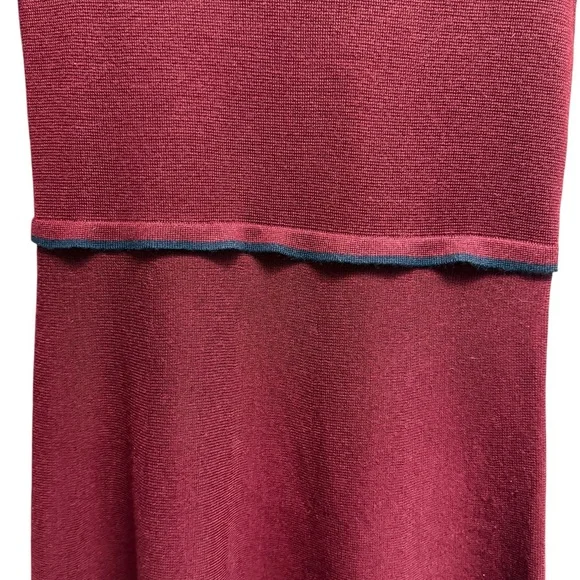 HOBBS LONDON Women’s Burgandy Three Quarter Sleeve Louise Dress - Size 2 - Picture 7 of 8